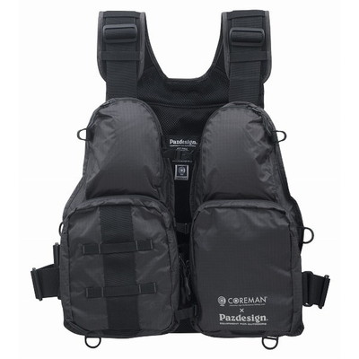 パズデザイン SLV-024 スーパーライトベスト ガンメタ フリー ライフジャケット