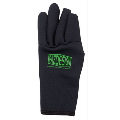 パズデザイン 防寒手袋 PGV-042 クロロプレン3フィンガーレスグローブII ブラックグリーン (3L)
