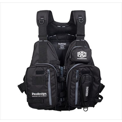 パズデザイン ライフジャケット SLV-035 PSLオールラウンドベスト BK/ホワイト