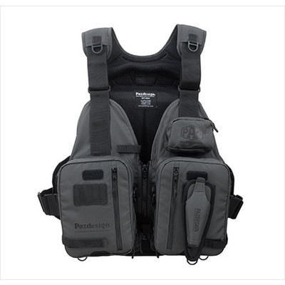パズデザイン ライフジャケット SLV-035 PSLオールラウンドベスト ガンメタ