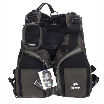 パズデザイン ライフジャケット ZFV-029 FTGストリームベスト2 ガンメタ