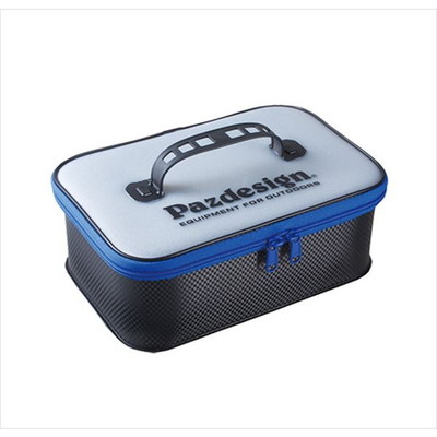 パズデザイン ルアーケース PAC-351 EVAシステムケース(L) カーボンブラック/ブルー