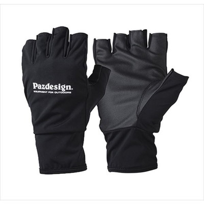 パズデザイン 手袋 PGV-045 5フィンガーレス・ライトゲームグローブ ブラックホワイト XL