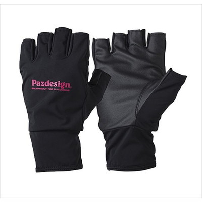パズデザイン 手袋 PGV-045 5フィンガーレス・ライトゲームグローブ ブラックピンク L