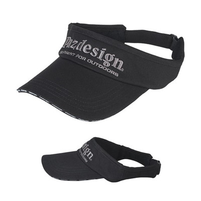 パズデザイン 帽子 PHC-078 3Dロゴサンバイザー ブラック F