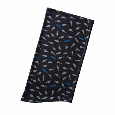 双進 7528 RBB COOLINGネックガードロング ブラックフィッシュ ウェア