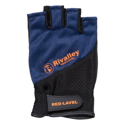 双進 6411 リバレイ RL シェイプグローブ 5本カット NV/オレンジ 手袋