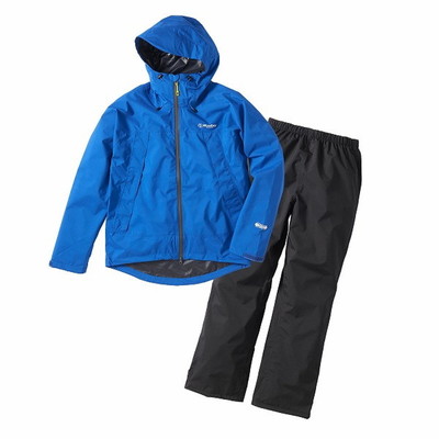 双進 6431 リバレイ RL コンフォータブルレインスーツ ブルー L レインウェア