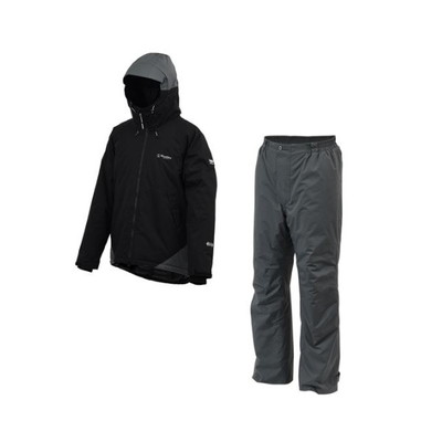 双進 防寒服アウター 6450 RL ストレッチウォームスーツ ブラック M