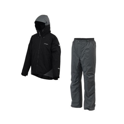 双進 防寒服アウター 6450 RL ストレッチウォームスーツ ブラック L