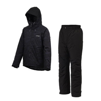 双進 防寒服アウター 6450 RL ストレッチウォームスーツ ブラックカモ L