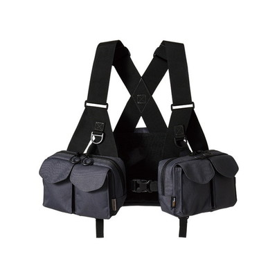 双進 フィッシングベスト 10013 SCライトゲームベスト チャコール フリー