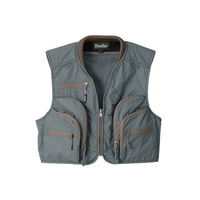 リバレイ フィッシングベスト 5430 RV マウンテンストリームフベスト グレー L
