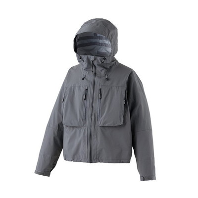 双進 レインウェア 5451 RVガイドレインジャケットII グレー XL