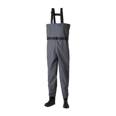 双進 ウェーダー 7748 RBB AQMサーフウェーダー グレー M