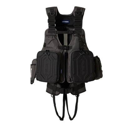 双進 ライフジャケット 7760 RBB ウェ-ディングベスト25LIMITED チャコール フリー