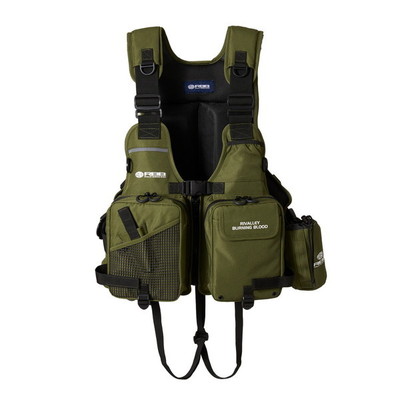 双進 ライフジャケット 7761 RBBタイドゲームベストII オリーブ フリー