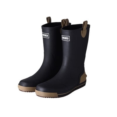 双進 7776 RBB ボートゲームブーツロング BLK×ベージュ XL