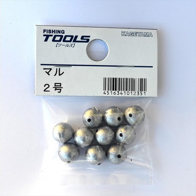 景山産業　マルオモリ　パック　２号 オモリ