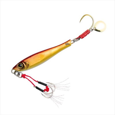 テイルウォーク メタルジグ ヤミージグ TG 45g タイゲームチューン #02 CH レッドゴールド ウィズグロー