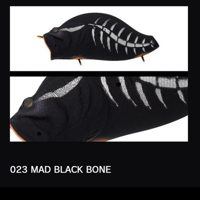 ADUSTA アザスタ　ザックロール ハートブラスター 023 マットブラックボーン バスルアー