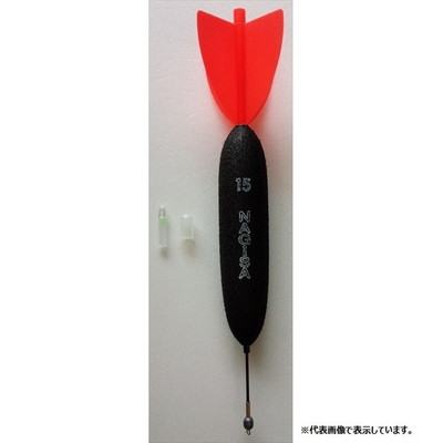 ヤマカワ　渚の遠投師　電気うき　赤　１２