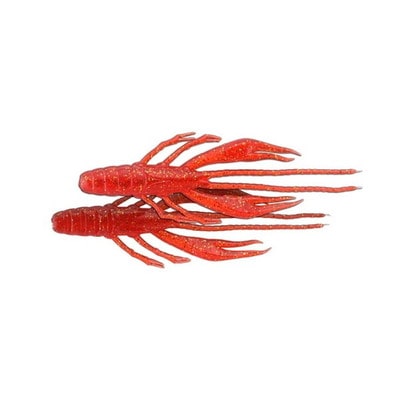 ジャッカル ワーム ウェーバーシュリンプ2.8 ソルトクロダイ レッドゴールドフレーク