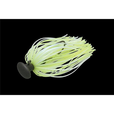 ジャッカル ラバージグ ナカタジグ 3/8oz チャートリュース/パールホワイト