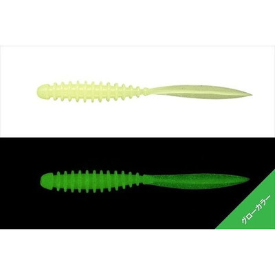 ジャッカル ワーム ペケリング 2.5インチ グローチャート