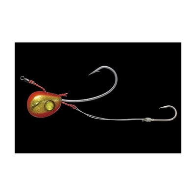 ジャッカル　ビンビンテンヤ鯛夢　１０号　中　エビオレンジ／ゴールド