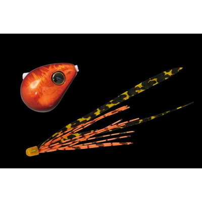 ジャッカル 爆流 鉛式ビンビン玉スライド 45g レッドオレンジ/シマオレT+ タイラバ 鯛ラバ