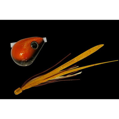 ジャッカル 爆流 鉛式ビンビン玉スライド 60g エビオレンジ/エビオレT+ タイラバ 鯛ラバ