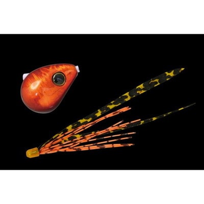 ジャッカル 爆流 鉛式ビンビン玉スライド 80g レッドオレンジ/シマオレT+