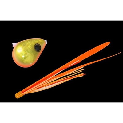 ジャッカル 爆流 鉛式ビンビン玉スライド 100g オレンジゴールド/蛍光オレンジT+