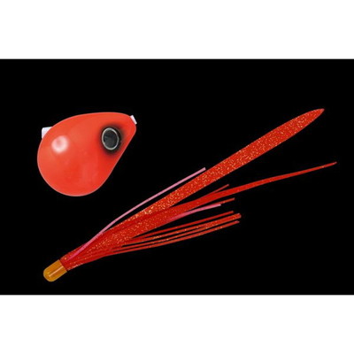 ジャッカル 爆流 鉛式ビンビン玉スライド 100g スパークレッド/レッドゴールドT+