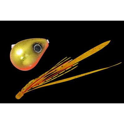 ジャッカル 爆流 鉛式ビンビン玉スライド 130g ラメオレキン/エビオレT+ タイラバ 鯛ラバ