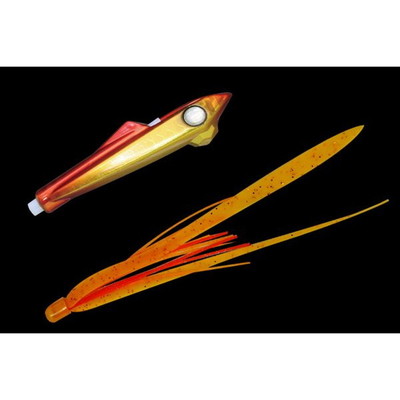 ジャッカル ビンビンロケット 20g レッドゴールド/エビオレT+ タイラバ 鯛ラバ