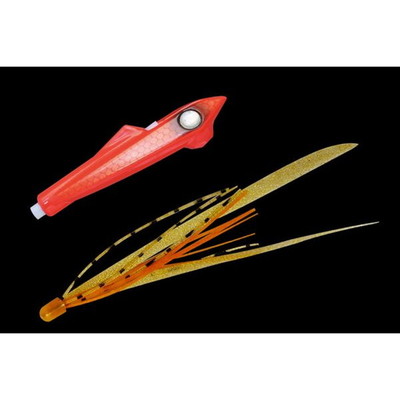 ジャッカル ビンビンロケット 45g スパークレッド/イカナゴT+ タイラバ 鯛ラバ