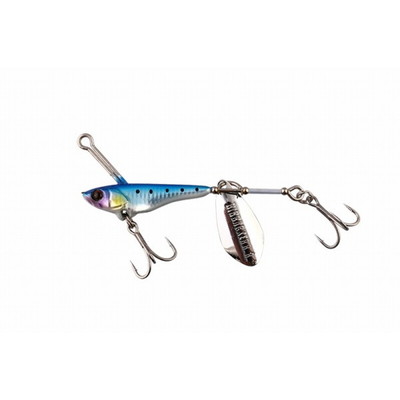 ジャッカル ビッグバッカースピン 30g イワシ/スリムボーダーホロ シーバスルアー