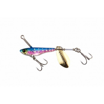 ジャッカル ビッグバッカースピン 40g ブルピン/グロードット メタルジグ