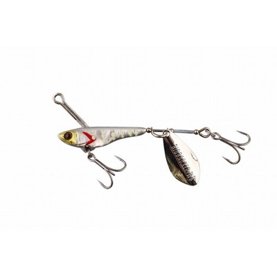 ジャッカル ビッグバッカースピン 30g マグマシルバー/グロードット シーバスルアー