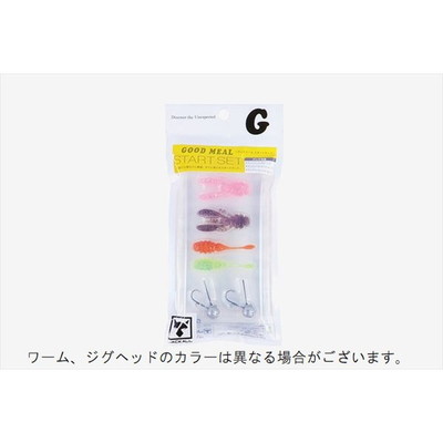 ジャッカル グッドミールスタートセット クロー&ピンテールセットC ワーム