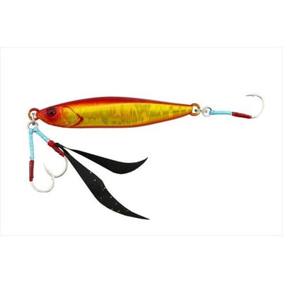 ジャッカル フラッグトラップ 80g アカキン/マグマウェーブホロ メタルジグ