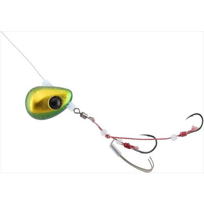 ジャッカル　ビンビンテンヤ鯛夢 遊動 8号 ラメグリキン テンヤ