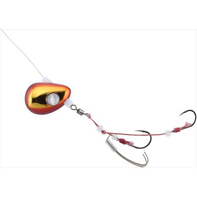 ジャッカル　ビンビンテンヤ鯛夢 遊動 15号 レッド/ゴールド テンヤ