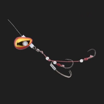 ジャッカル テンヤ TGビンビンテンヤ鯛夢 遊動 8号 F0004 RD/GD