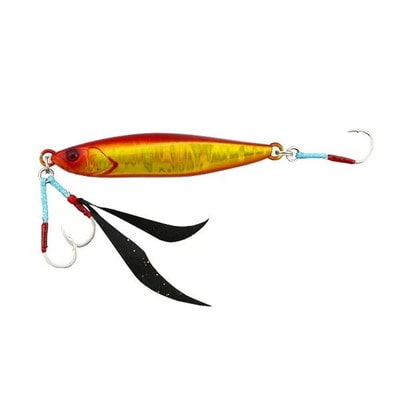 ジャッカル メタルジグ フラッグトラップ 100g アカキン/マグマウェーブホロ