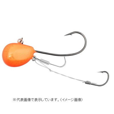 ジャッカル テンヤ 鉛式 ビンビンテンヤ鯛夢 5号 オレンジゴールドフレーク