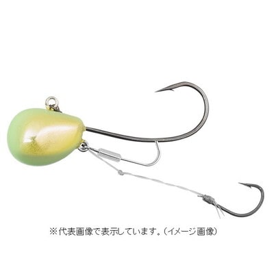 ジャッカル テンヤ 鉛式 ビンビンテンヤ鯛夢 5号 チャートグロー/ゴールド