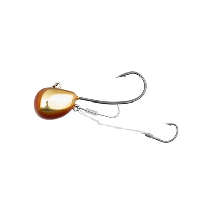 ジャッカル テンヤ 鉛式 ビンビンテンヤ鯛夢 12号 エビオレンジ/ゴールド